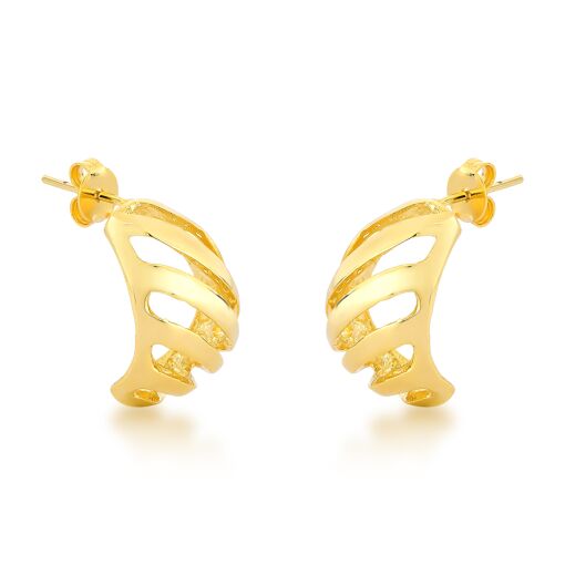 BRINCO DOURADO VAZADO