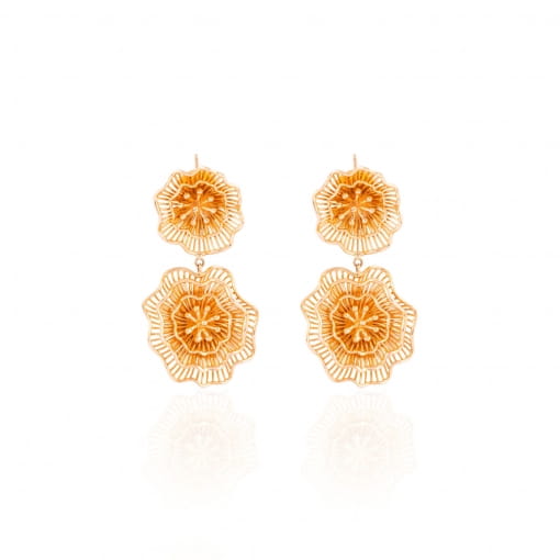 Brinco Flor em Ouro
