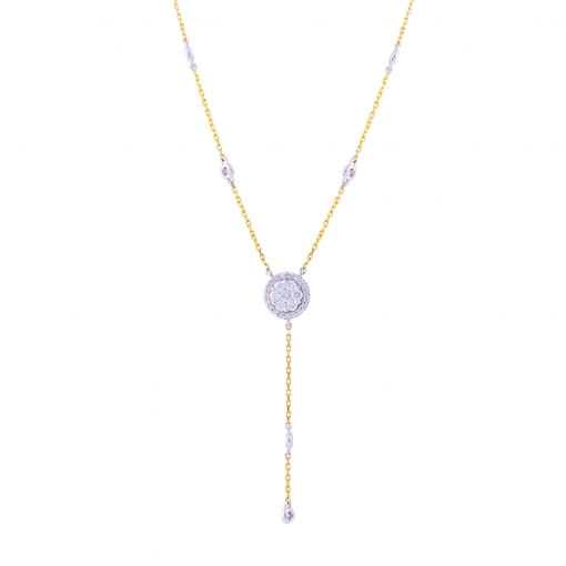 Colar em Ouro Com Diamantes