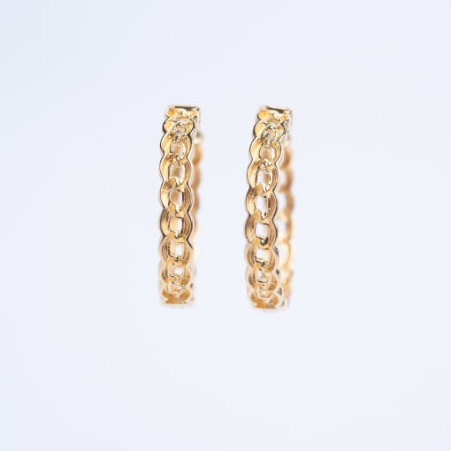 Argola em Ouro de elos
