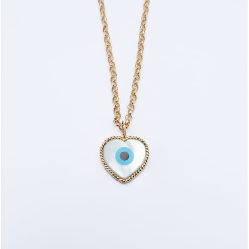 Pingente Olho Grego em Ouro 18k Amarelo