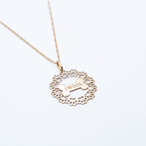 Pingente Pet em Ouro 18k Amarelo