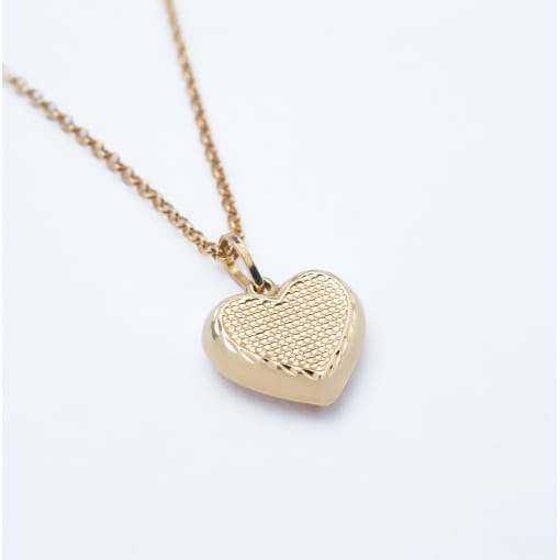 Pingente Coração Ouro 18k Amarelo
