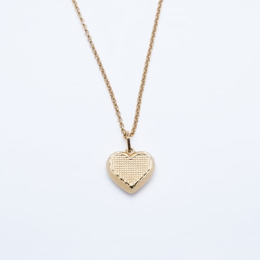 Pingente Coração Ouro 18k Amarelo