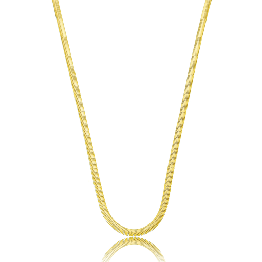 Corrente Fio Alemão Banhada a Ouro 18k.