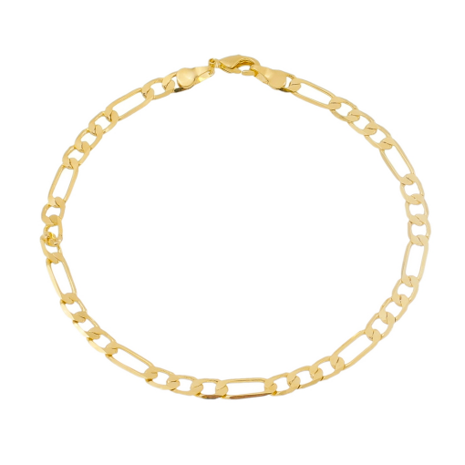 Pulseira Masculina Banhada Ouro 18k.