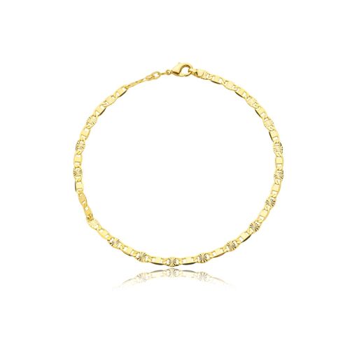 Pulseira Masculina Banhada a Ouro 18k