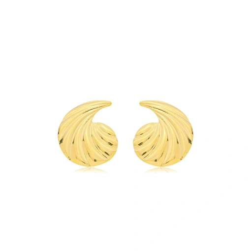 Brinco Trabalhado Banhado a Ouro 18k
