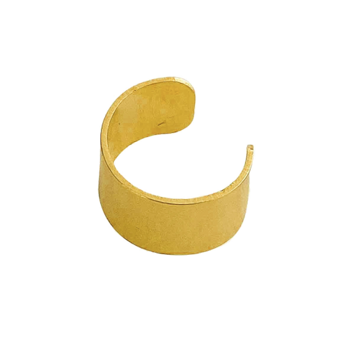 Brinco Piercing Fake Banhado a Ouro 18k.