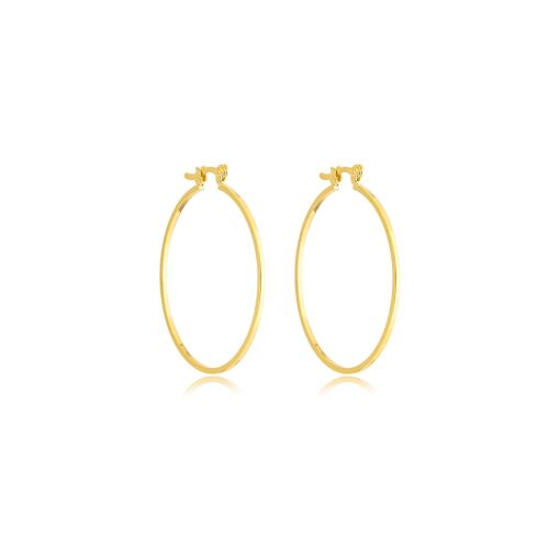 Brinco Redondo Banhado a Ouro 18k