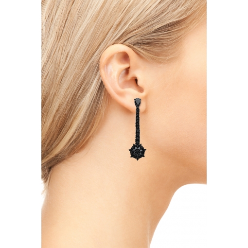 BRINCO FLOR PÊNDULO - BLACK THEA