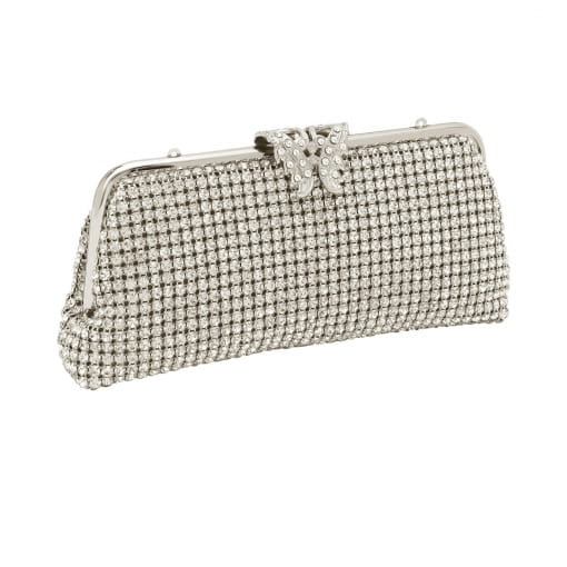 BOLSA CLUTCH STRASS BORBOLETA