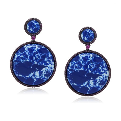 BRINCO REDONDO COM ZIRCÔNIA - BLACK THEA