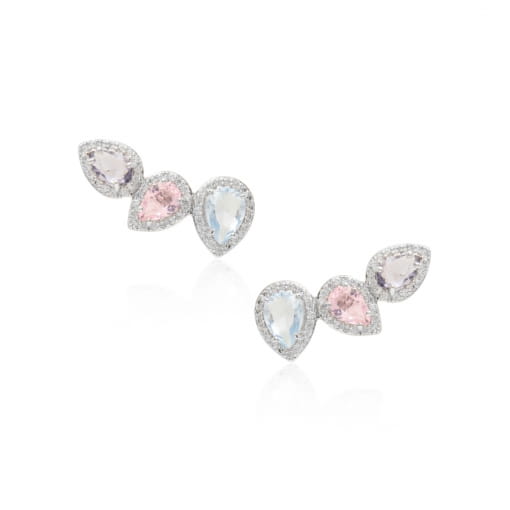 EAR CUFF DELICADO GOTAS CRAVEJADAS - ESQUENTA BLACK