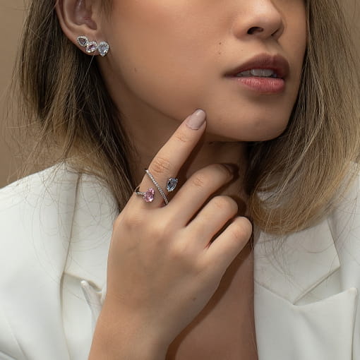 EAR CUFF DELICADO GOTAS CRAVEJADAS - ESQUENTA BLACK