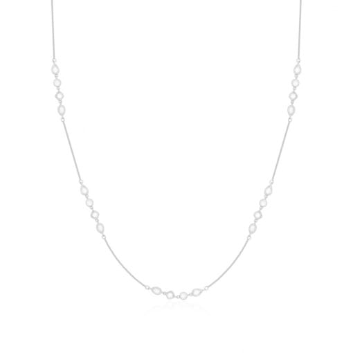 COLAR LONGO COM ZIRCÔNIAS DELICADAS