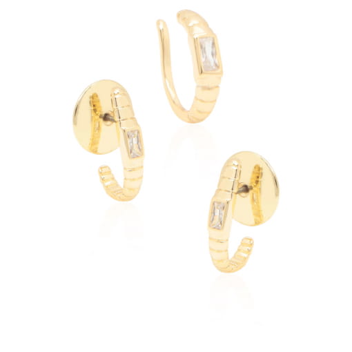 JOGO BRINCO E PIERCING JOY- BLACK THEA