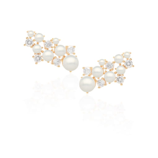 EAR CUFF DELICADO MILTI PÉROLAS - COLEÇÃO CÁPSULA