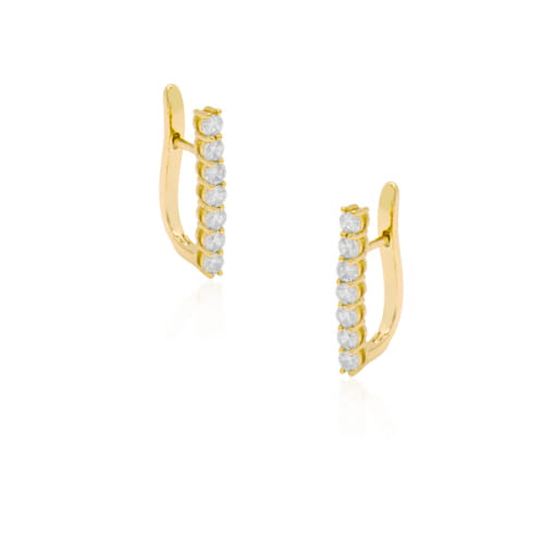 ARGOLA DELICADA FILEIRA CRAVEJADA - BLACK THEA