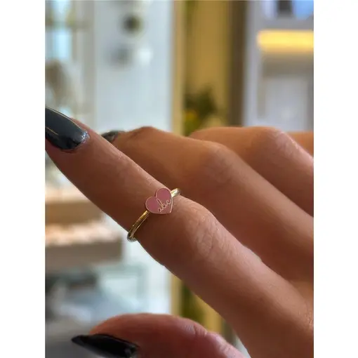 ANEL ABC CORACAO RESINA