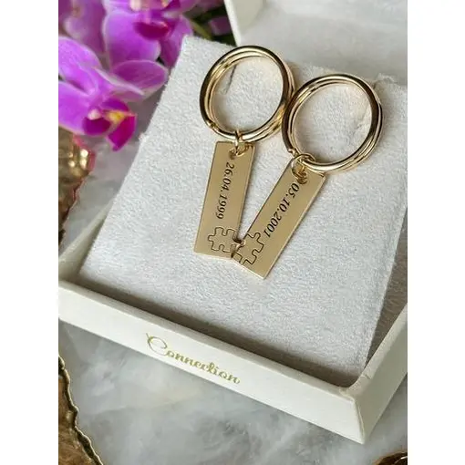 CHAVEIRO 2 METADES LIFE