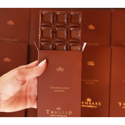 Barra chocolate ao leite 100g