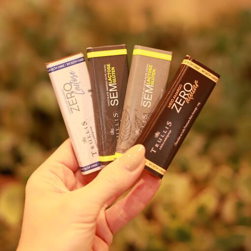 Barra de chocolate sem açúcar 20g