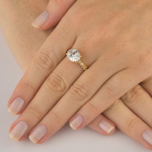 ANEL OVAL 8X10 MM