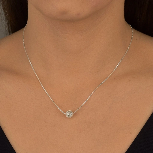 COLAR BOLA SOLITÁRIA IMPRESSÃO 3D