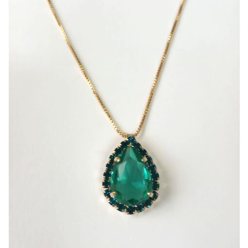 COLAR GOTA COM STRASS
