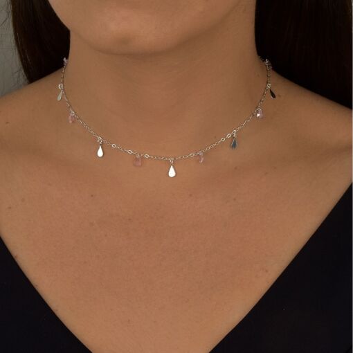COLAR CHOKER GOTA 4X6 MM
