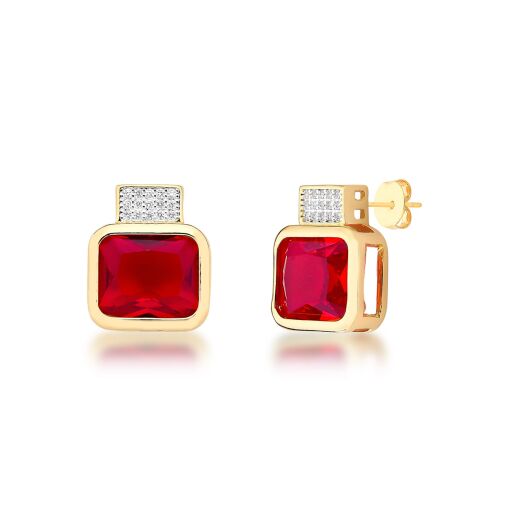 BRINCO STELLA BANHADO A OURO 18K
