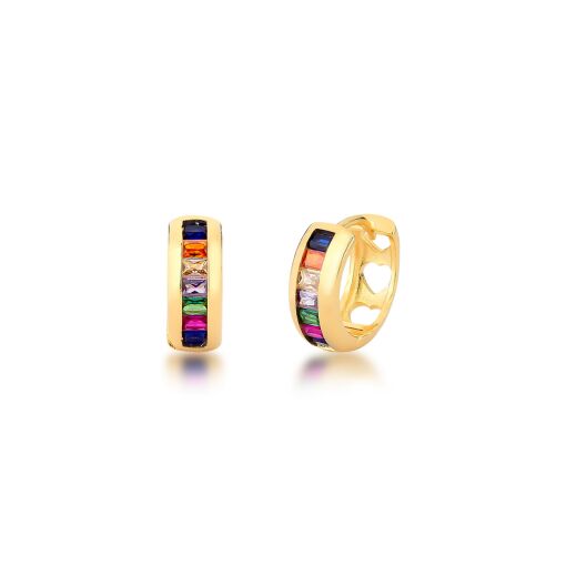 BRINCO ARGOLA BANHADO A OURO 18K M