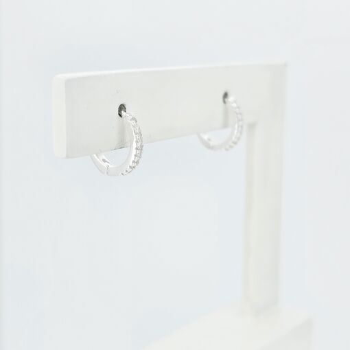 Brinco Argola Prata Branca