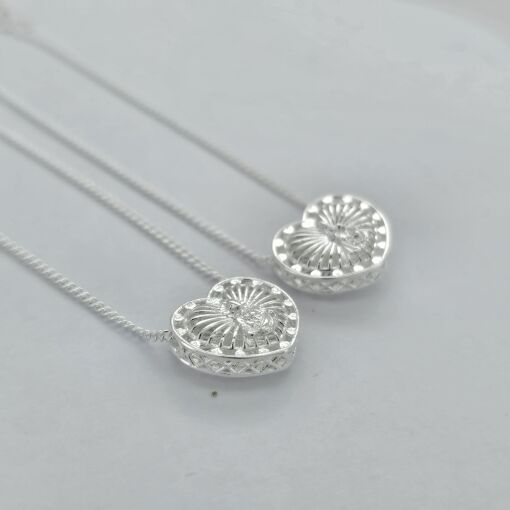 Escapulário Prata Branca