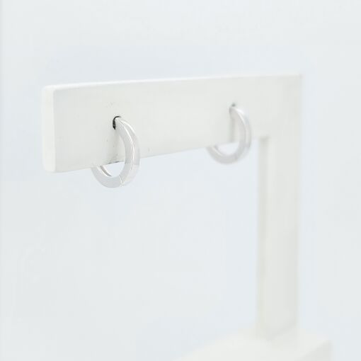 Brinco Argola Prata Branca