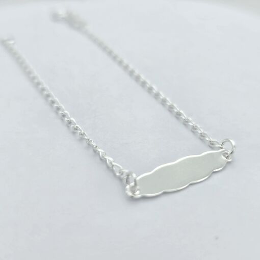 Pulseira Melindrosa Prata Branca