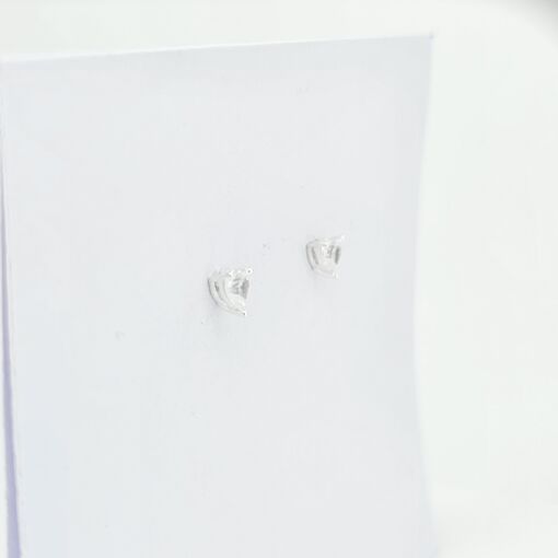 Brinco Ponto de Luz Prata Branca