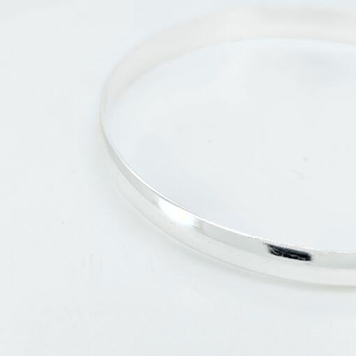 Bracelete Liso Prata Branca