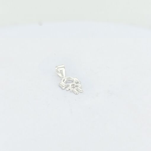 Pingente Filha/Menina Prata Branca