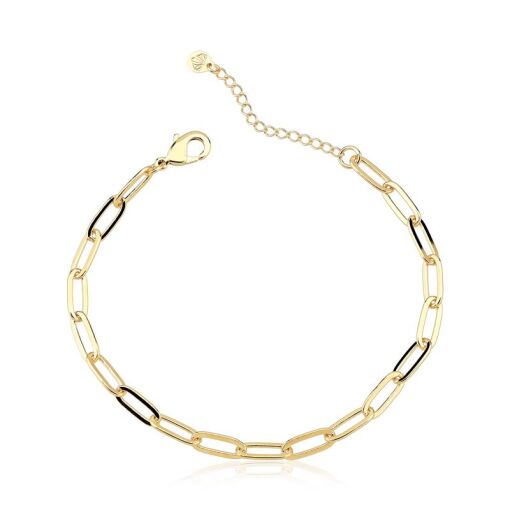 PULSEIRA FOLHEADO 18CM + 3CM EXTENSOR