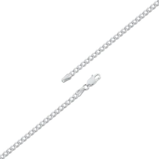 CORRENTE PRATA GRUMET SUPER FLAT 60CM