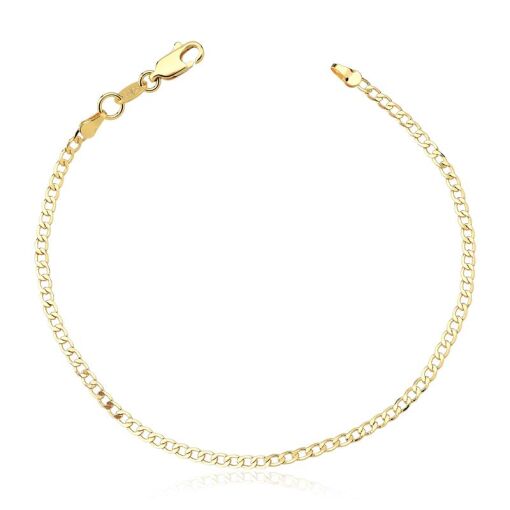 PULSEIRA FOLHEADO GRUMET 2.2MM 20CM