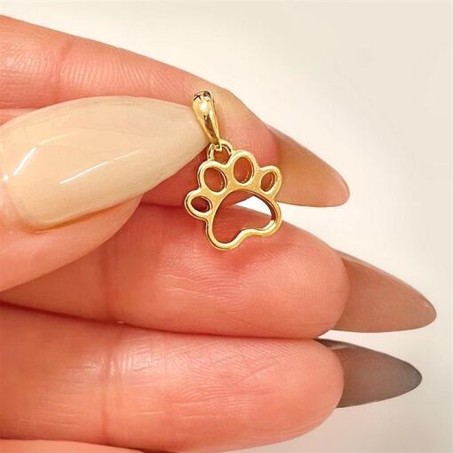 PING PATINHA PET FOLHEADO A OURO 18K