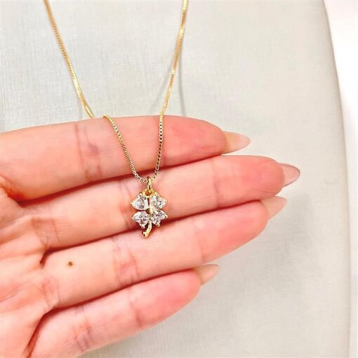 GARG TREVINHO PEDRA FOLHEADO A OURO 18K