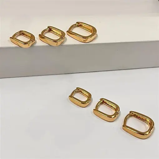 TRIO  FOLHEADO A OURO 18K