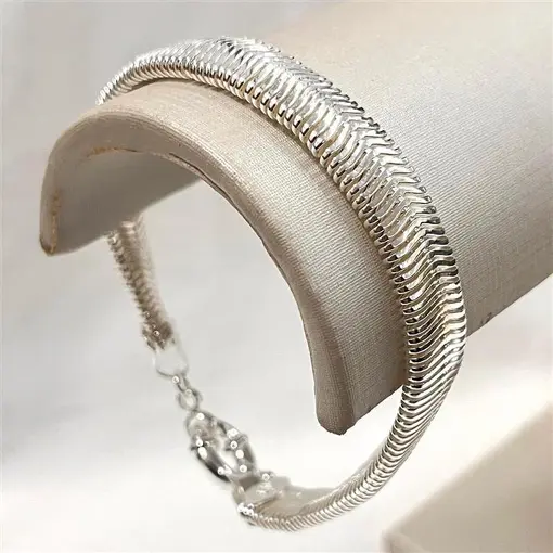 PULSEIRA FOLHEADO A PRATA