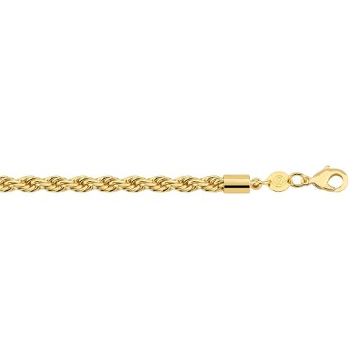 CORDAO BAIANO 4,5MM FOLHEADO A OURO 18K
