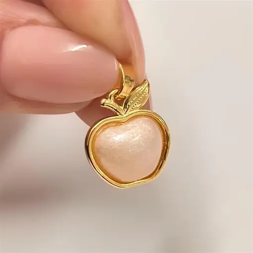 PING MADREPEROLA FOLHEADO A OURO 18K