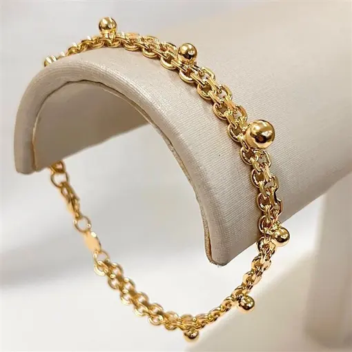 PUL BOLAS DEGRADÊ FOLHEADO A OURO 18K
